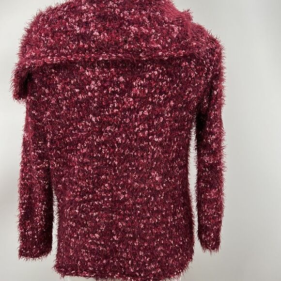 Knox Rose cowl neckline fuzzy warm sweater - Picture 6 of 7